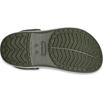 Crocs Unisex Yetişkin Bayaband Clog Army Green/Cobblestone Terlik