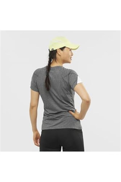 Cross Run Graphic Tee M Black/Heather/White XS