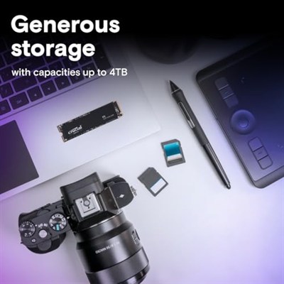 Crucial P3 1TB PCIe Gen3 3D NAND NVMe M.2 SSD, 3500 MB/sye kadar - CT1000P3SSD8