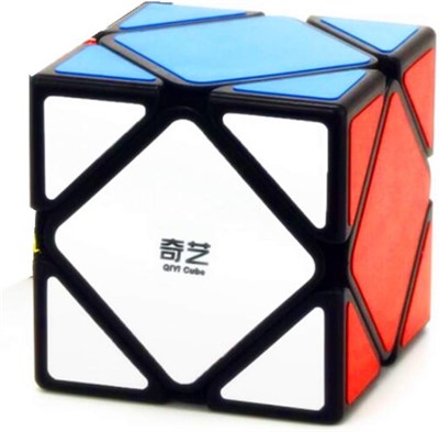 Cuberspeed QY Toys Skewb Siyah Hız Küpü Şiş Siyah Sihirli Küp