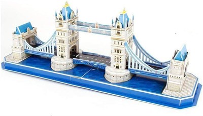 CubicFun 3D 52 Parça Puzzle Tower Bridge - İngiltere