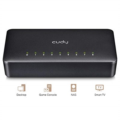 Cudy FS108D 10/100Mbps 8 Port Megabit Switch