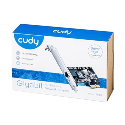 Cudy PE10 WOL 10/100/1000Mbps Gigabit PCI LAN Express Adaptör