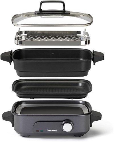Cuisinart GRMC3E 5in1 Cook In Çoklu Pişirici Gri