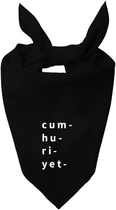 Cumhuriyet 100 Yıl Baskılı Fular