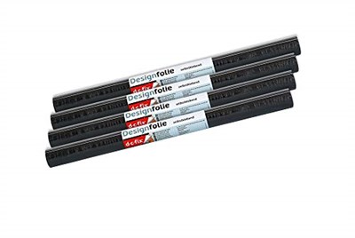 d-c-fix 346-0034-4PK Dekoratif Kendinden Yapışkanlı Film, Blackwood, 43 cm x 198 cm Rulo, 4lü Paket