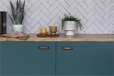 d-c-fix Yapışkan folyo, tek renk, ipeksi mat, mallard yeşili, kendinden yapışkanlı folyo, su geçirmez, mobilya, masa, dolap, kapı, mutfak cephesi için gerçekçi dekorasyon, mobilya folyosu, dekoratif