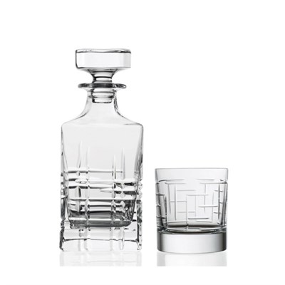 Da Vinci Urban Yüksek Kalite Kristal 3lü Viski Seti 850 ml/290 ml
