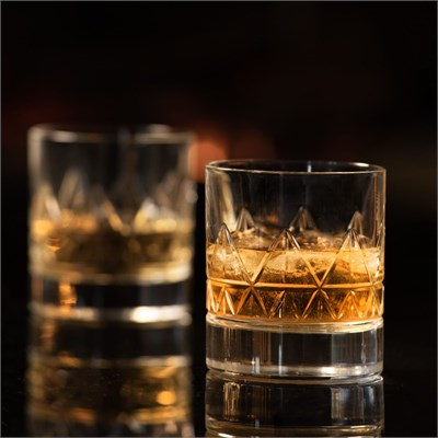 Da Vinci Warning Yüksek Kalite Kristal 2li Viski Bardağı 290 ml