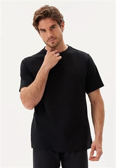 Dagi Erkek D1160A O Yaka T-shirt, Örme
