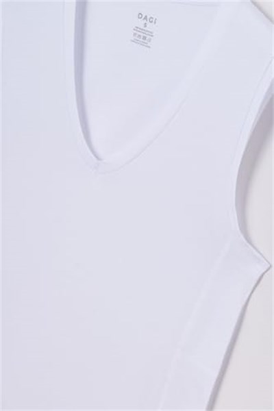 Dagi Erkek D5060 Compact Kolsuz V Yaka T-shirt, Örme - Bedenler: S, M, L, XL, XXL