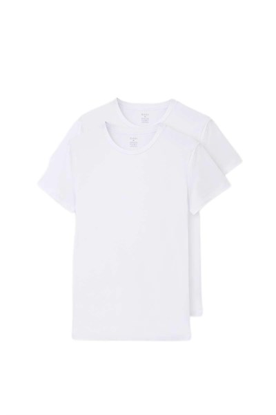 Dagi Erkek D5120 Compact O Yaka T-Shirt 2li, Pamuklu