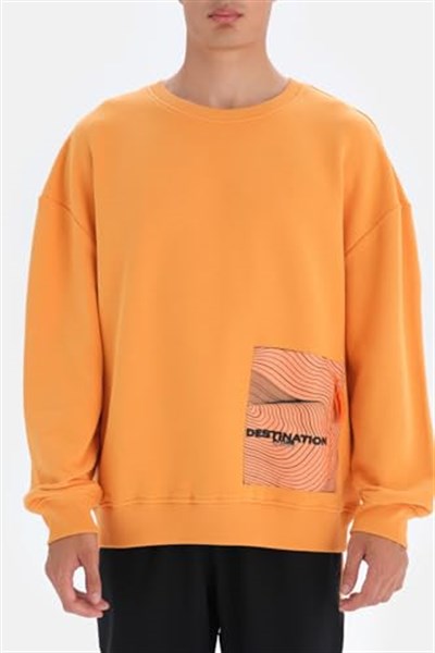Dagi Erkek Erkek Cep Detaylı Sweatshirt, Pamuklu, Örme