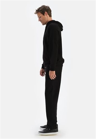 Dagi Erkek Erkek Kapişonlu Fermuarlı Sweatshirt, Pamuklu, Örme