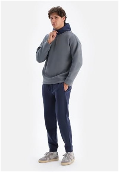 Dagi Erkek Erkek Kapişonlu İçi Şardonlu Sweatshirt, Pamuklu, Örme
