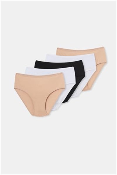 Dagi Kadın 5104Kc Yüksek Bel Slip 5li, Pamuk