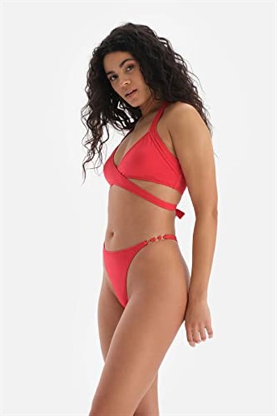 Dagi Kadın Boyundan Bağlı Bikini Üst, Örme