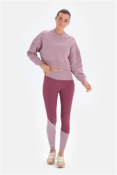 Dagi Kadın Kadın Kapıtone Crop Sweatshirt, Pamuklu, Örme