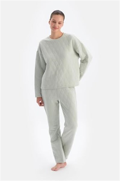 Dagi Kadın Kapitone Pantolon Pijama, Örme