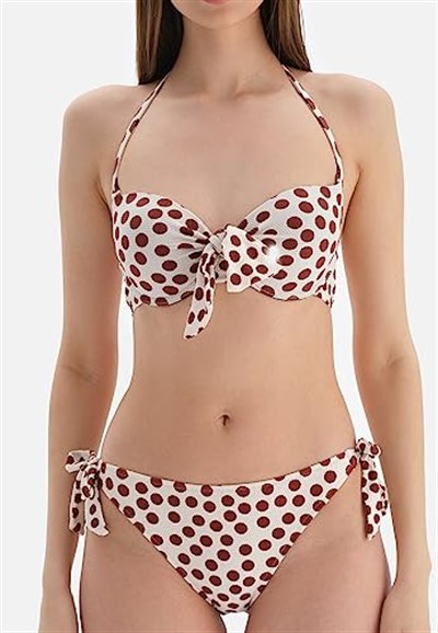 Dagi Kadın Kaplı Bikini Üstü, Örme