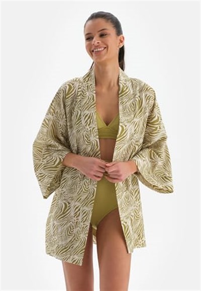 Dagi Kadın Pamuklu Kimono, Örme