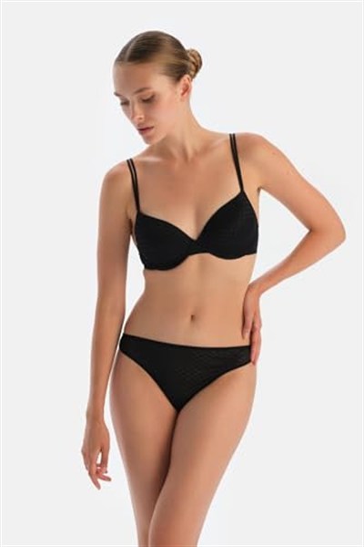 Dagi Kadın Premium Dantelli Ve Lastik Detaylı Thong Külot, Örme