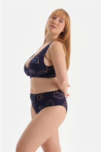 Dagi Kadın Yüksek Bel Bikini Alt, Örme