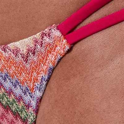 Dagi Missoni Baskılı Slip Bikini Altı, 24SW81049GB