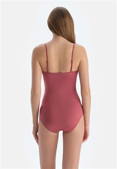 Dagi Tak Çık Kaplı Çıkarılabilir Askılı Mayo, 24SW85024ST