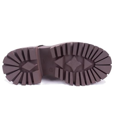 Dagoster DZA07-12531530 Kahve Günlük Düz Taban Kadın Bot