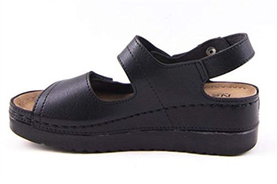 Dagoster DZA37-3014 Siyah Günlük Ortopedik Kadın Sandalet SİYAH 39
