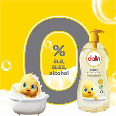 Dalin Parabensiz Bebek Şampuanı 500 mL