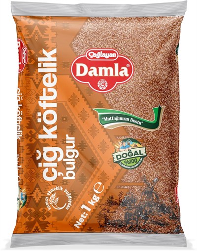 Damla Çiğ Köftelik Bulgur 1 kg