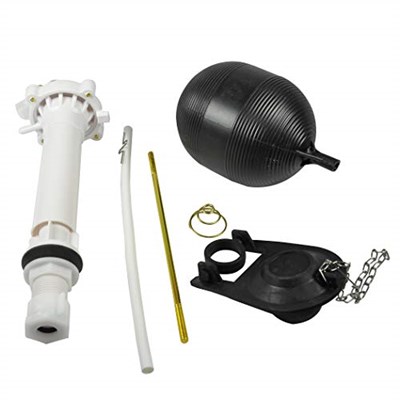 Danco 80816 Komple Tuvalet Tamir Takımı Doldurma Vanası, Sineklik, Çubuk, Şamandıra Değiştirme, Beyaz
