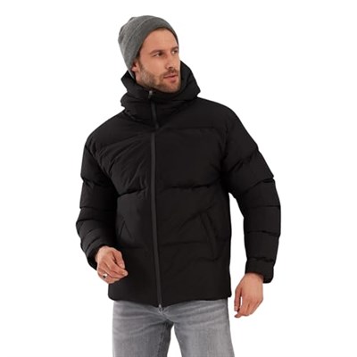 Danger Erkek Garnili Su Ve Rüzgar Geçirmez Oversize Şişme Mont 561DNGR