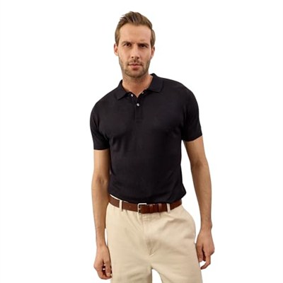 Danger Erkek Slim-fit Kalıp Polo Yaka Yazlık Triko T-shirt - 5002DNGR