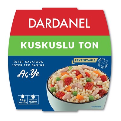 DARDANEL Aç Ye Kuskuslu Ton Balığı 160 gr