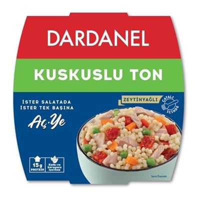DARDANEL Aç Ye Kuskuslu Ton Balığı 160 gr