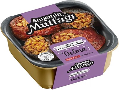 DARDANEL Annemin Mutfağı Hazır Yemek Kuru Dolma Patlıcan, Biber 200 gr