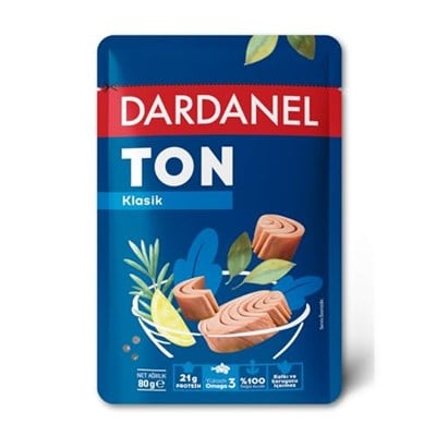 DARDANEL Ayçiçek Yağlı Ton Balığı Poşet 80 gr