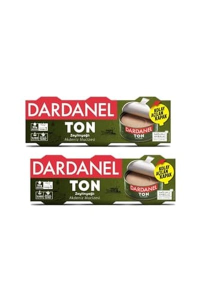 Dardanel Zeytinyağlı Ton Balığı 3x75 gr x 2 Adet