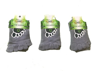 Daren 12 Çift Gri Renk Dikişsiz Bambu Çorap Gri 40-44