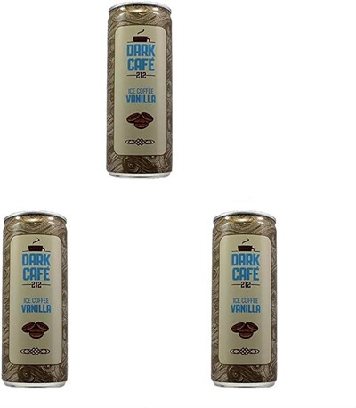 Dark Cafe Soğuk Kahve Vanilya 250 ml 3lü paket