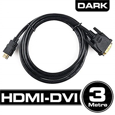 Dark DK-CB-DVIXHDMIL300 3 m DVI-HDMI Kablosu (Erkek / Erkek)
