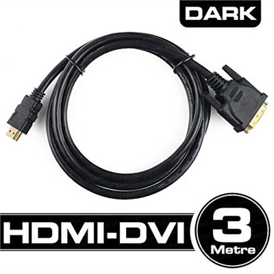 Dark DK-CB-DVIXHDMIL300 3 m DVI-HDMI Kablosu (Erkek / Erkek)