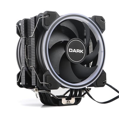 Dark Freezer X128, 2x12cm FRGB LEDli, Intel & AMD Uyumlu, 4pin PWM Fanlı, 6x Isı Borusu, Direkt Kontak İşlemci Soğutucu (DKCCX128)