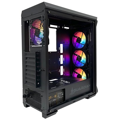 Dark Guardian 4x12cm Dual RGB Fan USB3.0 T-Glass ATX Oyuncu Kasası