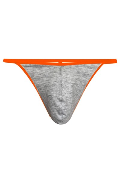 Darkzone Erkek Gri Neon Lastikli String-1