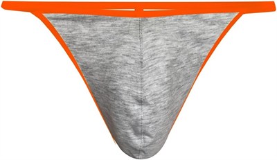 Darkzone Erkek Gri Neon Lastikli String-1