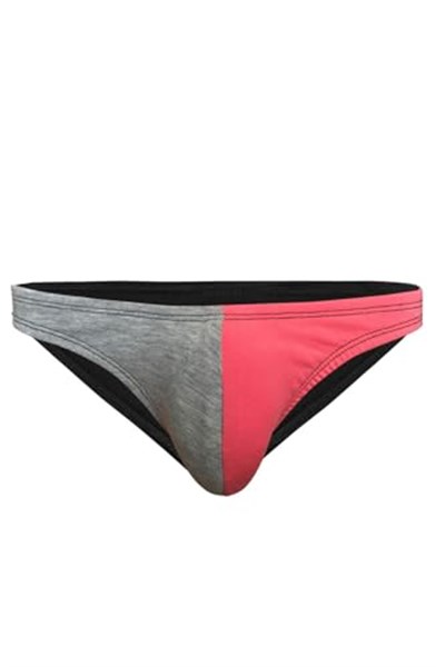 Darkzone Erkek Gri Pembe Klasik Pamuklu Slip-1